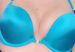 Trying on Bras